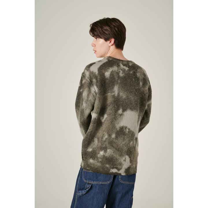 tie dye クルーネックニット