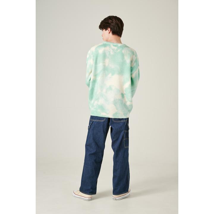 tie dye クルーネックニット