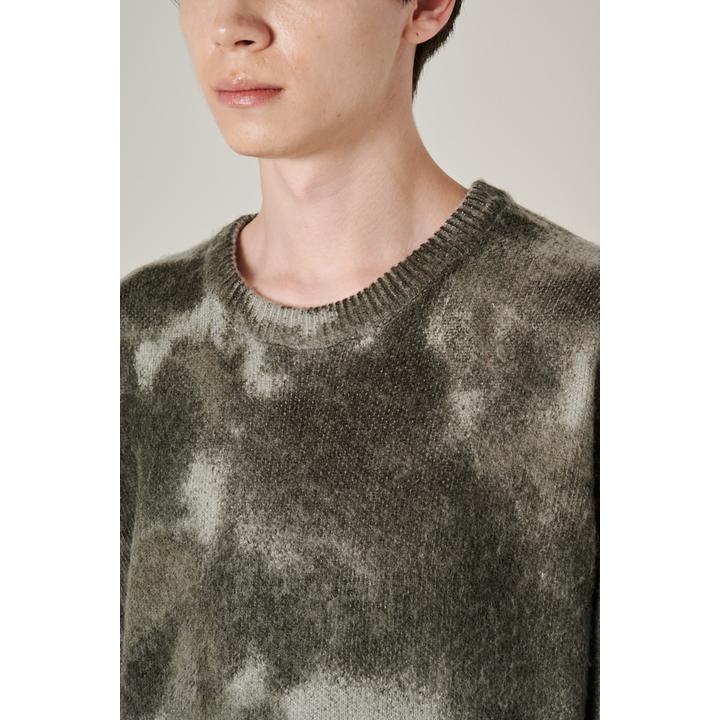 tie dye クルーネックニット