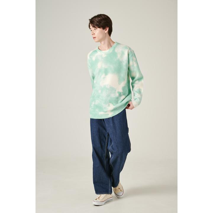 tie dye クルーネックニット