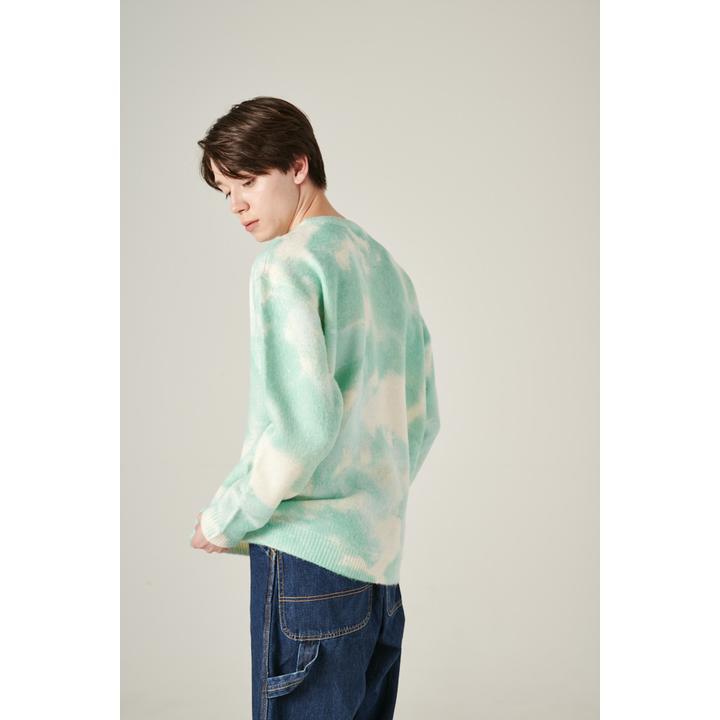 tie dye クルーネックニット