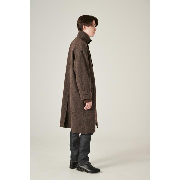 ヘリンボーンツイードコート