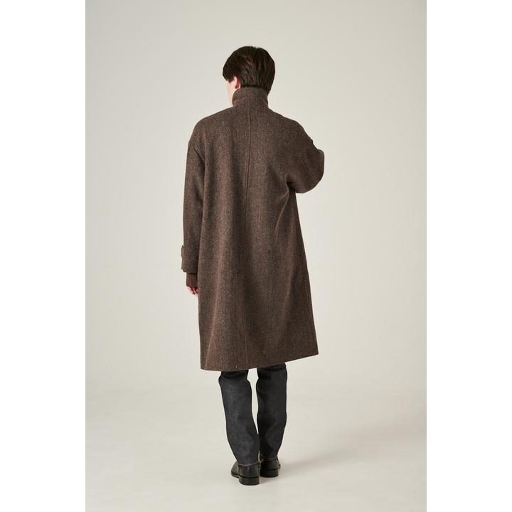 ヘリンボーンツイードコート