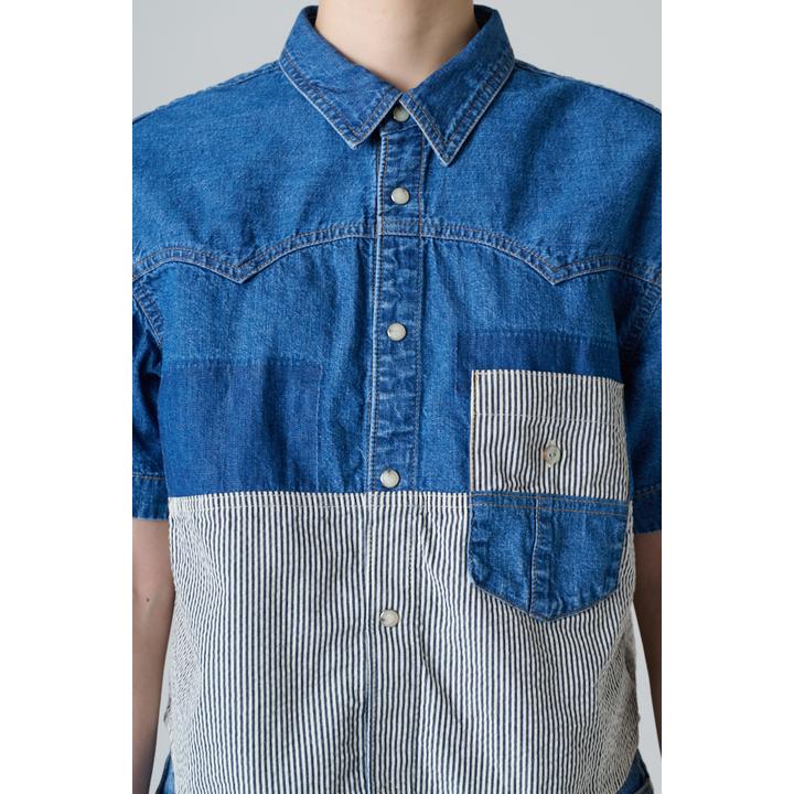 PATCH WORK DENIM SH