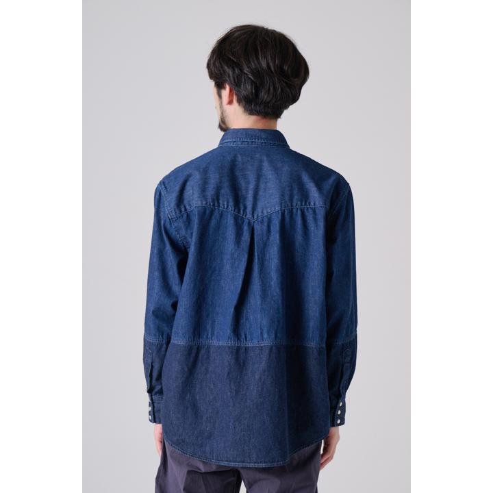 GRADATION DENIM SHIRT