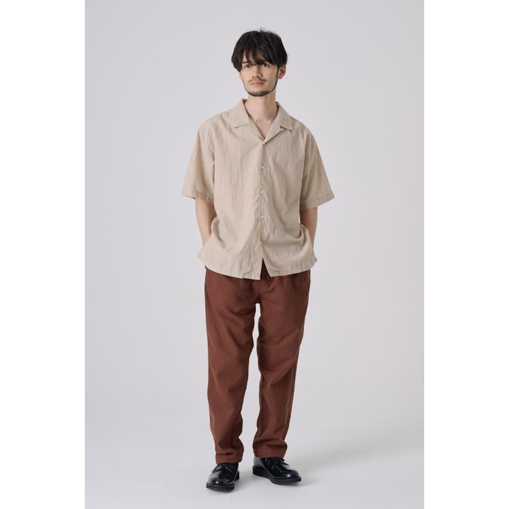 COTTON LINEN SS SHIRT