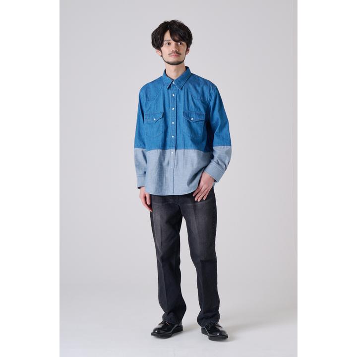 GRADATION DENIM SHIRT
