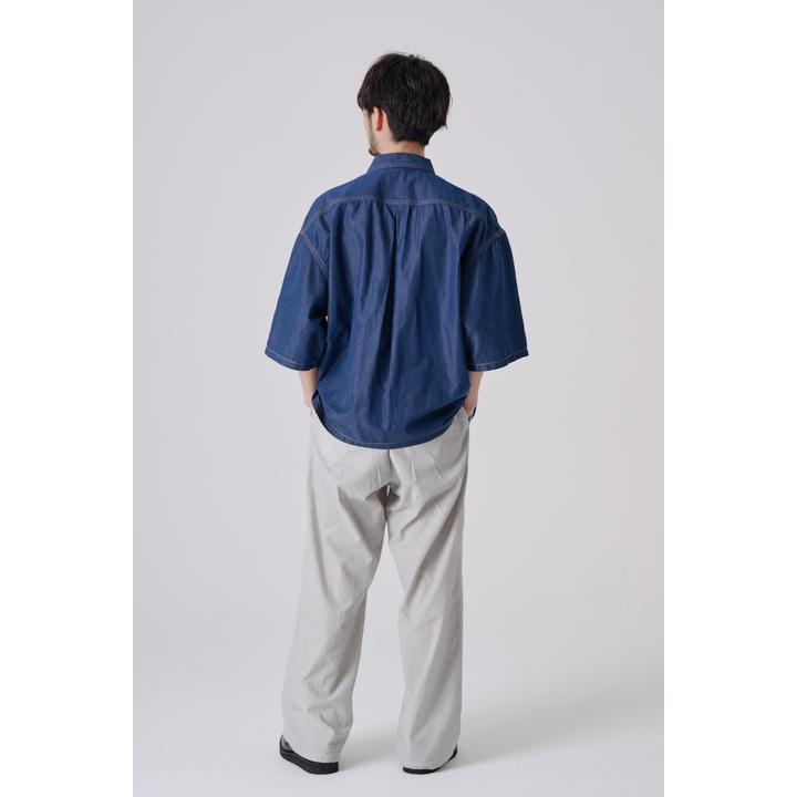 COTTON LINEN EASY TROUSER
