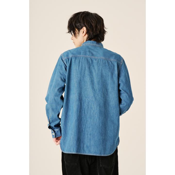 DENIM BOTTON DOWN SHIRT