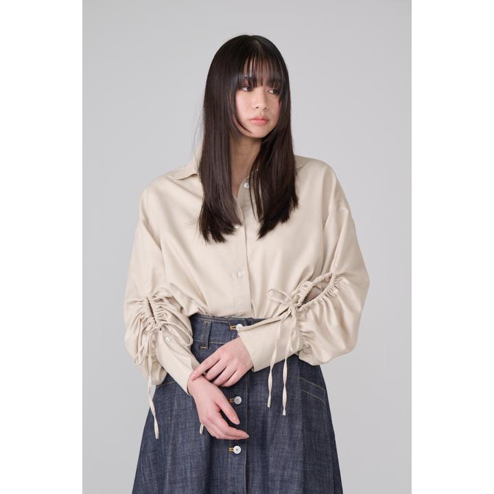 GATHERED SLEEVE SHIRTS