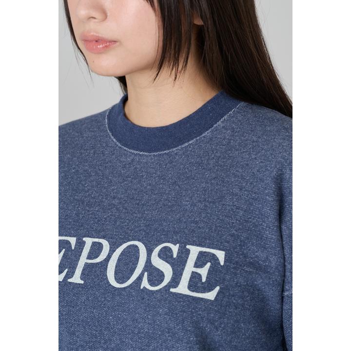 "REPOSE" CREW SWEAT