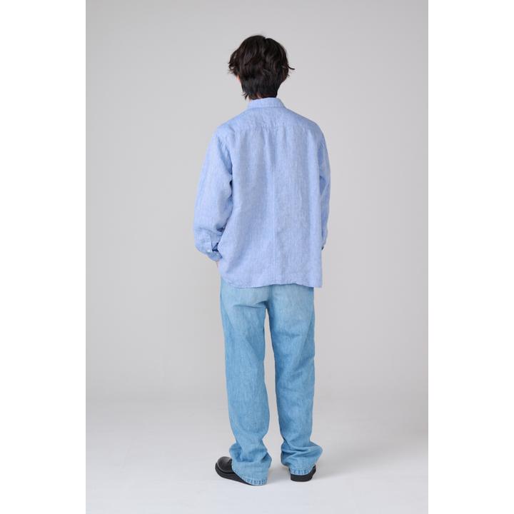 LINEN DENIM TROUSER