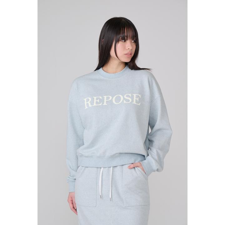 "REPOSE" CREW SWEAT