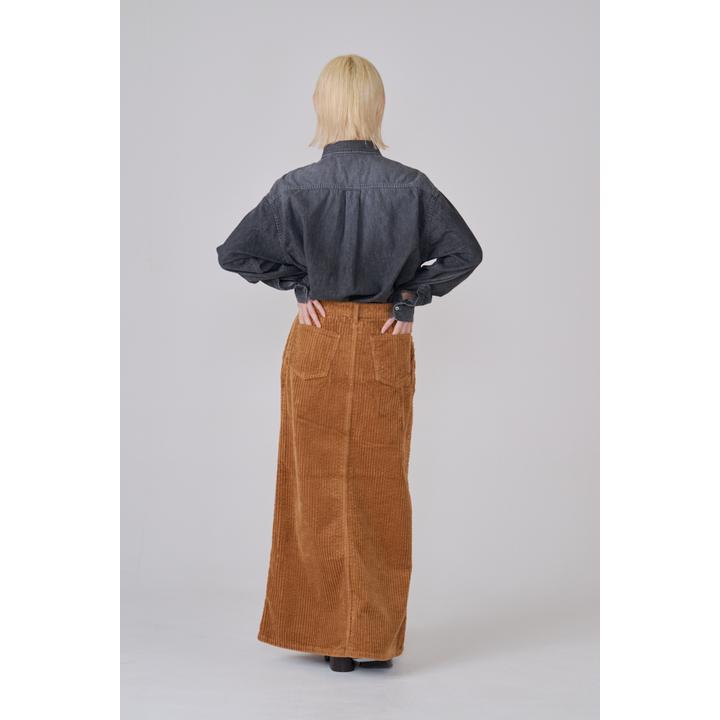 CORDUROY FLARE SKIRT