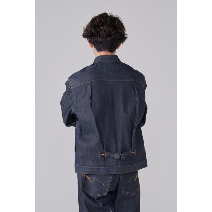 12Anniv 1st FLAP PKT TYPE RIGID DENIM JK (TAKAYA PURPLE SELVAGE