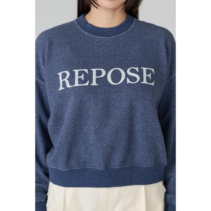 "REPOSE" CREW SWEAT