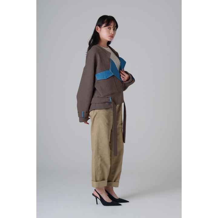 MIXED FABRICS SHORT CT