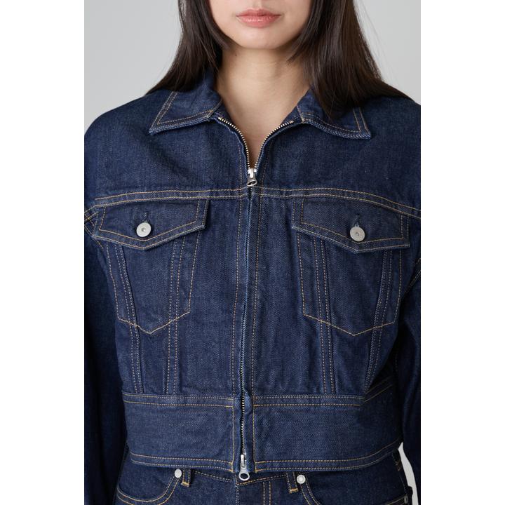DENIM SHORT ZIP JK