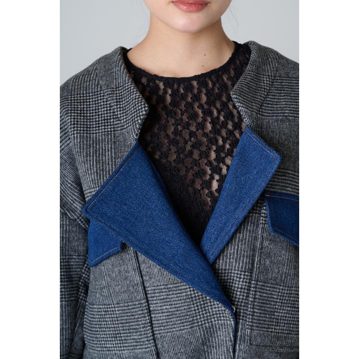 MIXED FABRICS SHORT CT