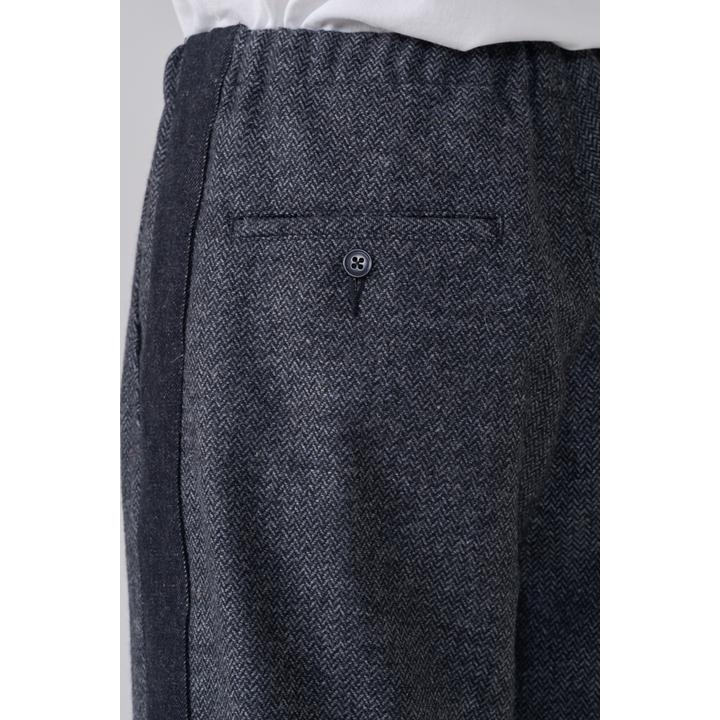 DRAWSTRING WOOL TROUSER