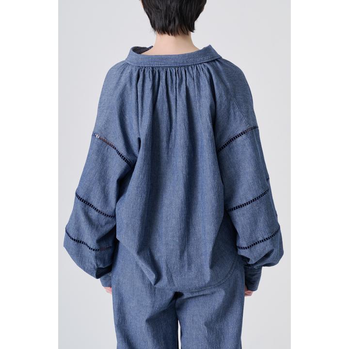 LADDER LACE DENIM BL