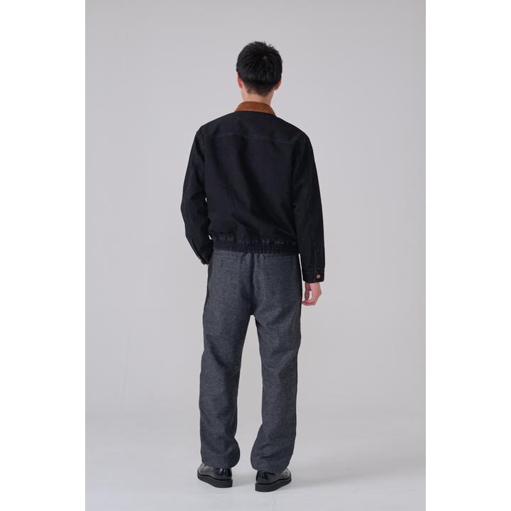 DRAWSTRING WOOL TROUSER
