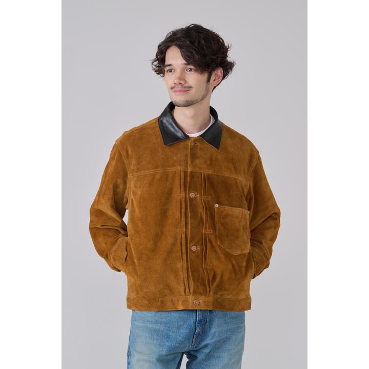 SUEDE×LEATHER JACKET