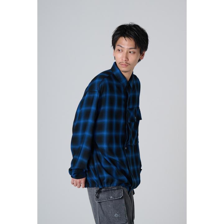 FRENCH ARMY POCKET PLAID SHIRT