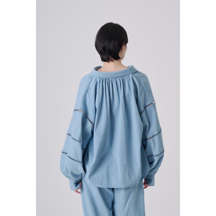 LADDER LACE DENIM BL