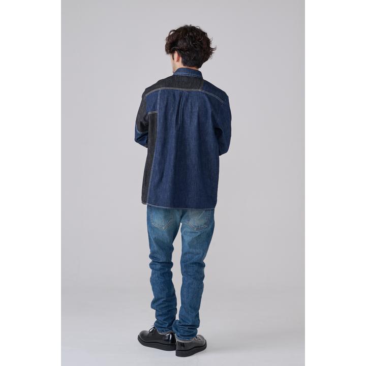 DENIM PATCHWORK SHIRT