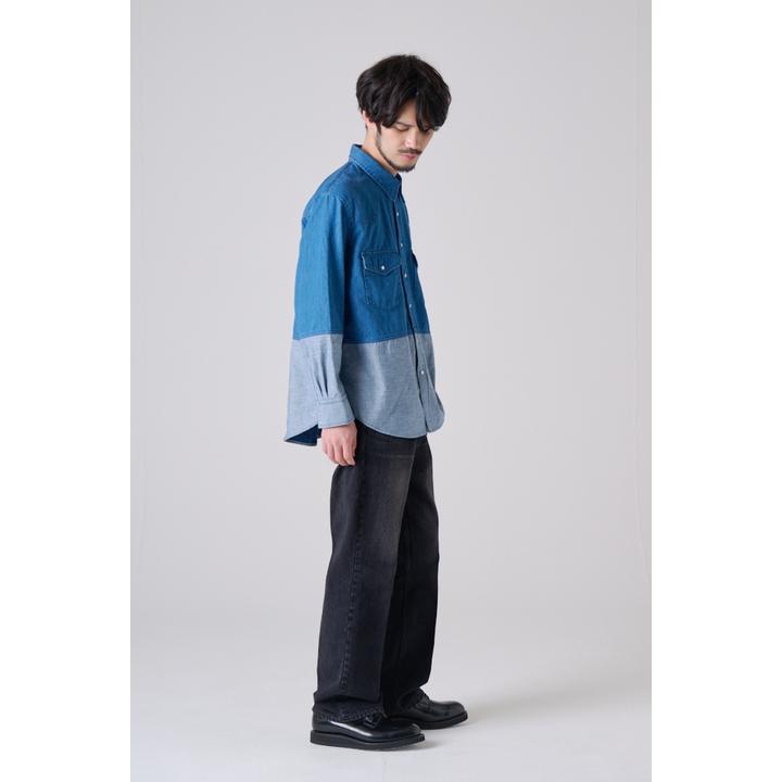 GRADATION DENIM SHIRT