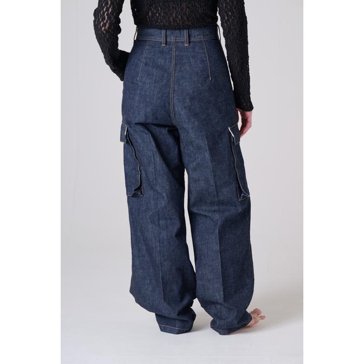 DENIM CARGO PT