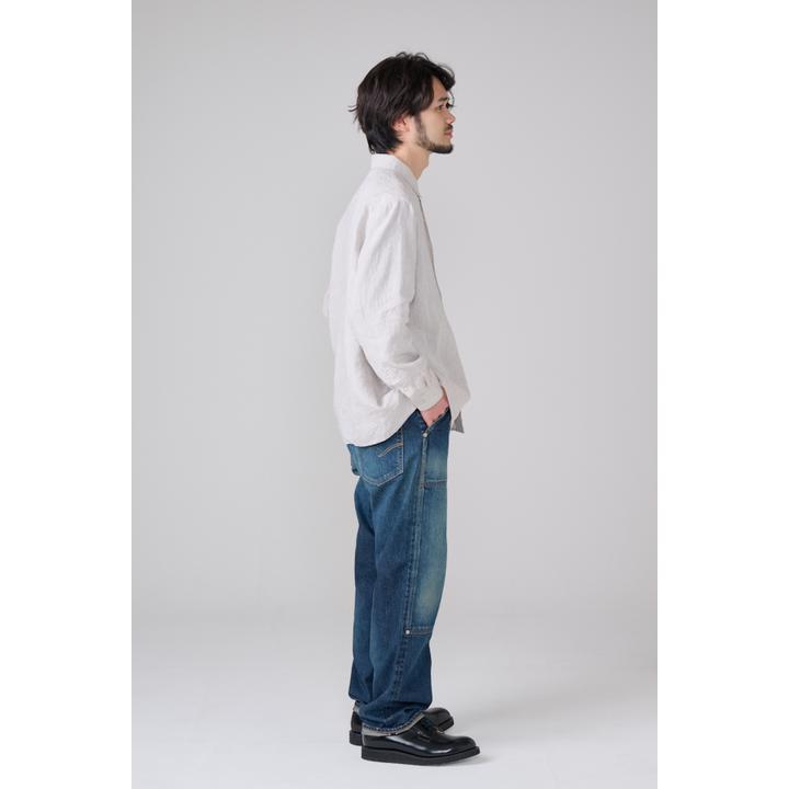 DOUBLUE KNEE SELVAGE DENIM TROUSER