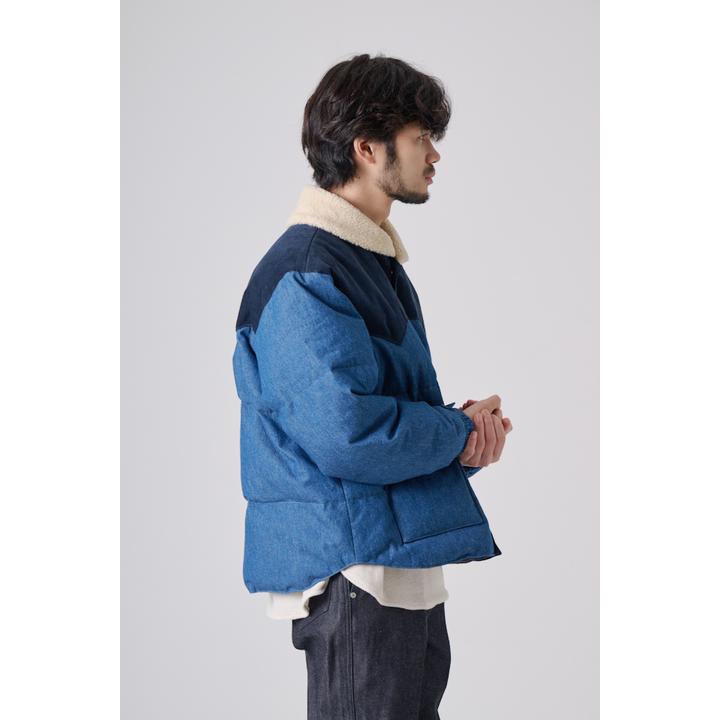 DENIM DOWN JACKET