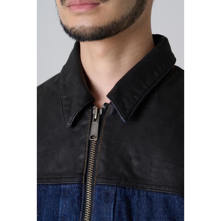 LEATHER DENIM JKT | 岡山デニム通販のRipo trenta anni(リポ