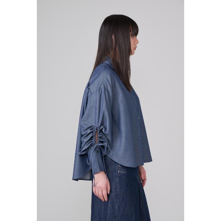 GATHERED SLEEVE SHIRTS