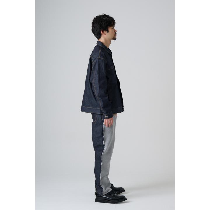 SWEAT DOCKING DENIM TROUSER