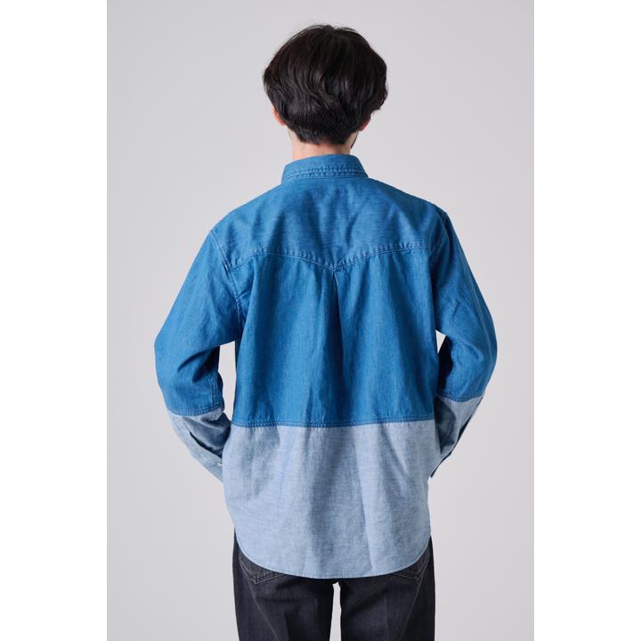 GRADATION DENIM SHIRT