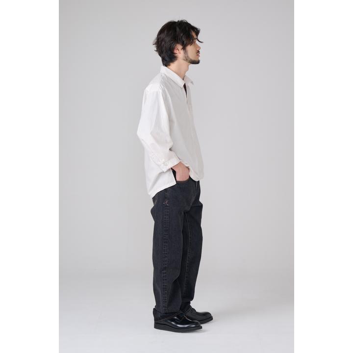 66TYPE SELVAGE BLACK DENIM PANTS
