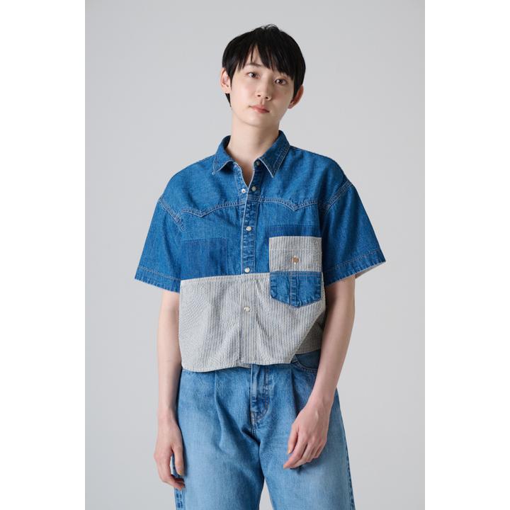 PATCH WORK DENIM SH