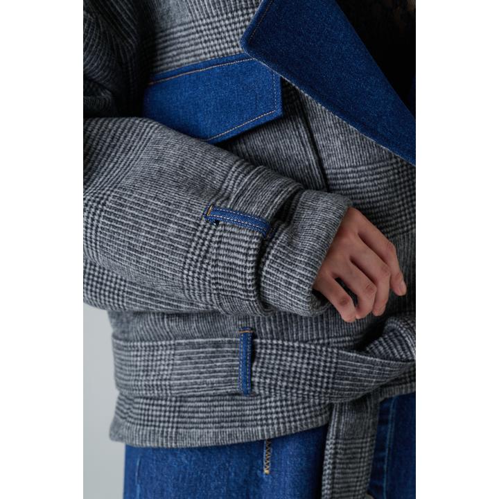 MIXED FABRICS SHORT CT