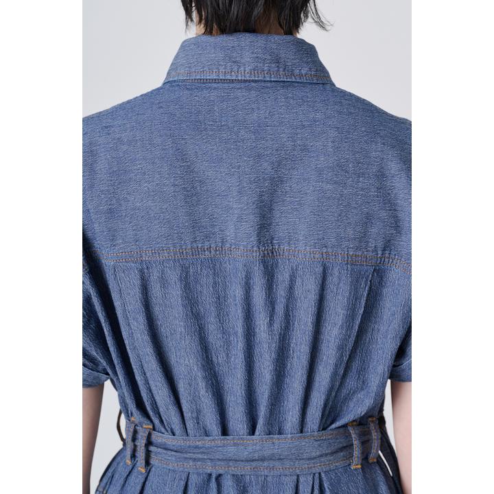 ASYMMETRY DENIM OP