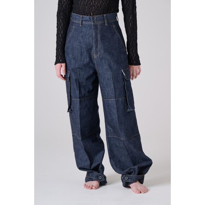 DENIM CARGO PT