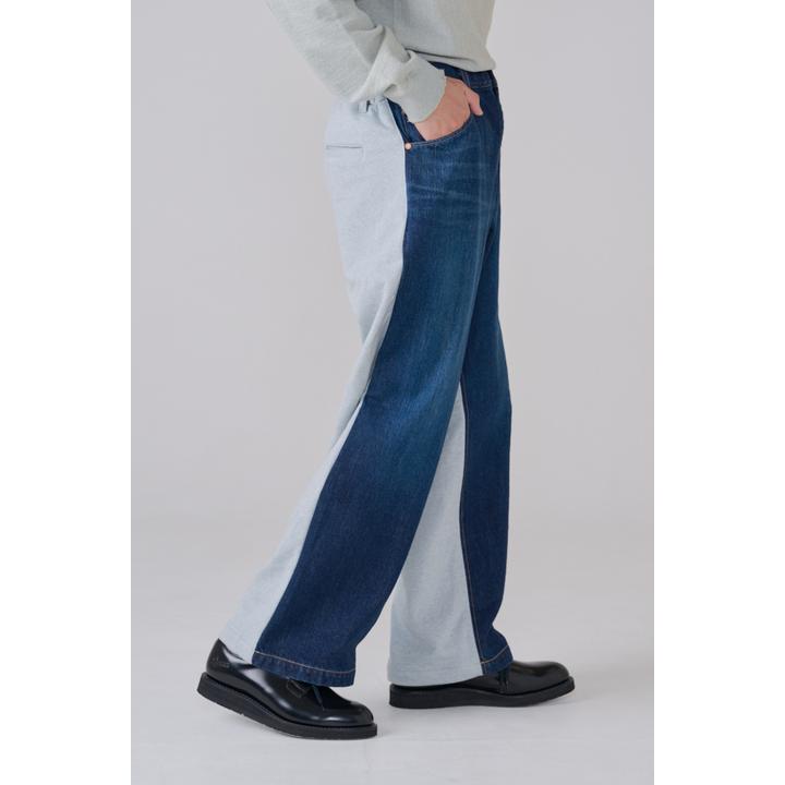 SWEAT DOCKING DENIM TROUSER