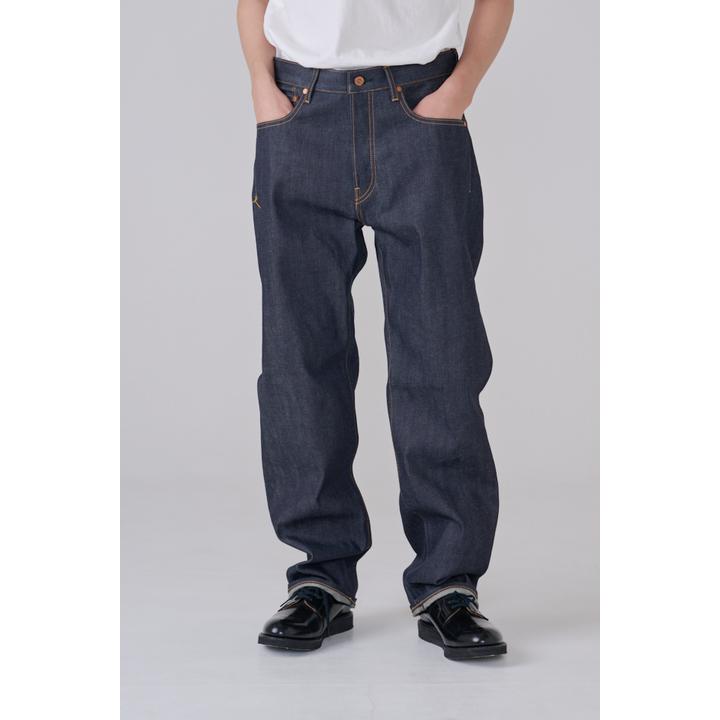 12Anniv THICK Cigarette DENIM PT (TAKAYA PURPLE SELVAGE)