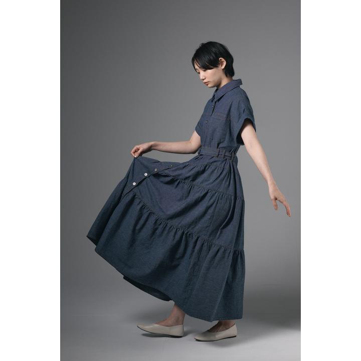 ASYMMETRY DENIM OP