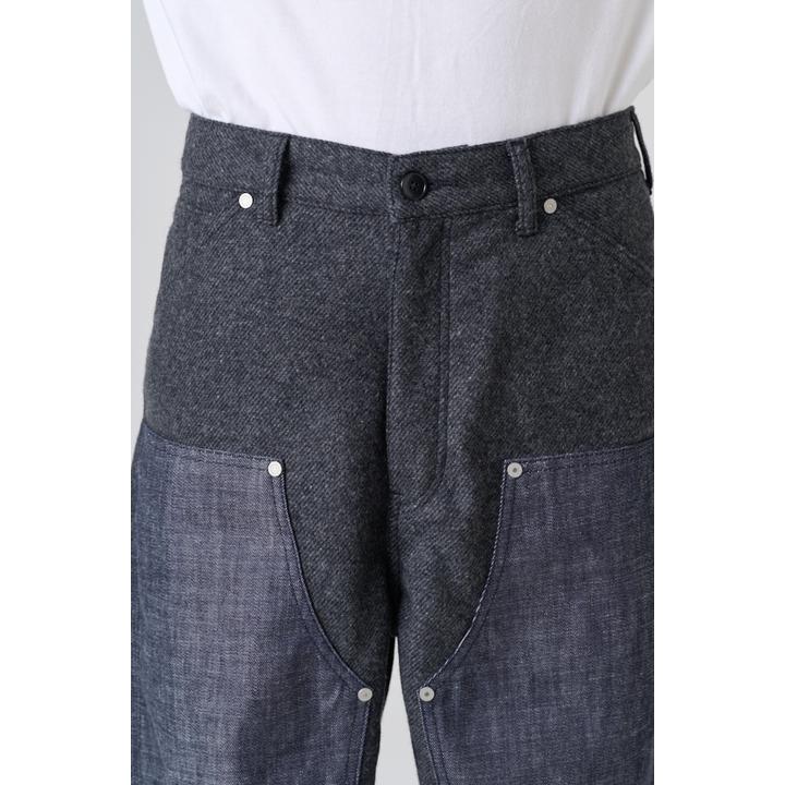 DOUBLE KNEE TWEED TROUSER