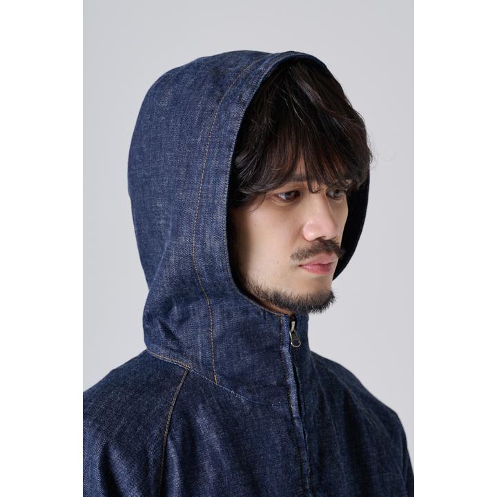 HOODED DENIM BROUSON