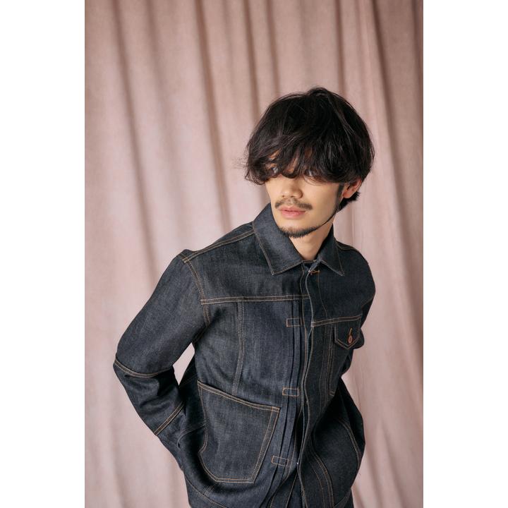 PATCHWORK DENIM TRUCKER