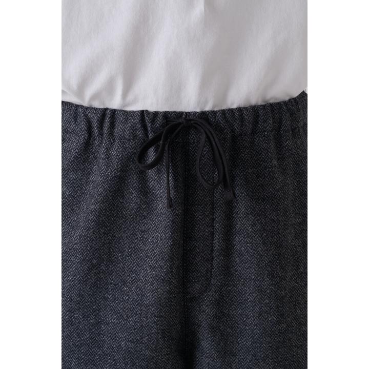 DRAWSTRING WOOL TROUSER